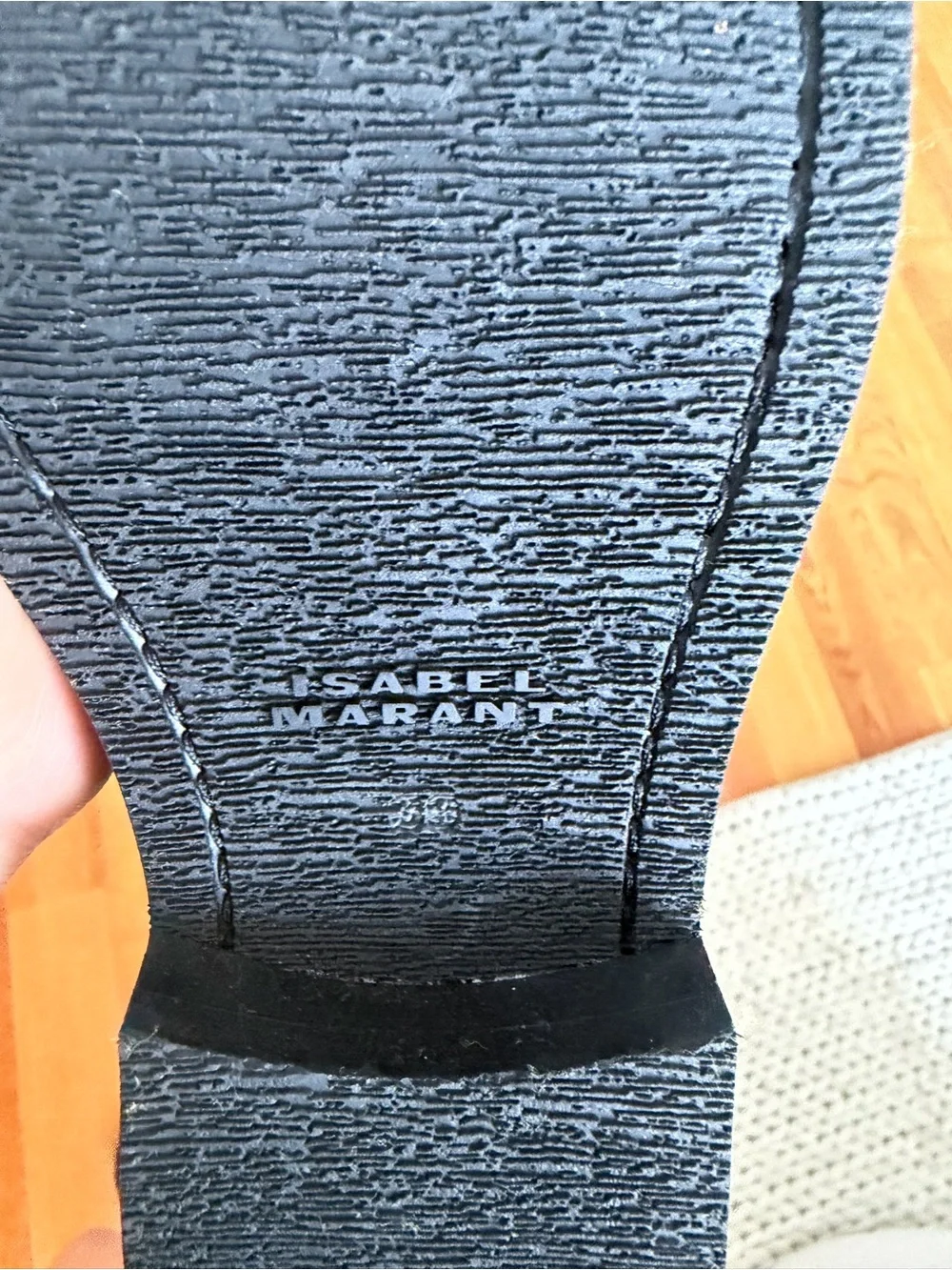 NWOT Isabel Marant Black Leather Ankle Boots